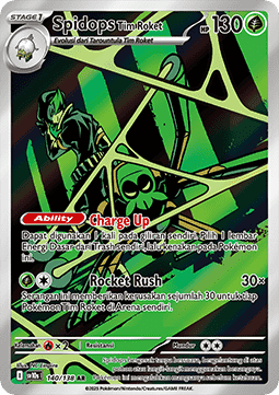 Team Rocket's Spidops  (SV10s 140)