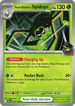 Team Rocket's Spidops  (xDRI 020)