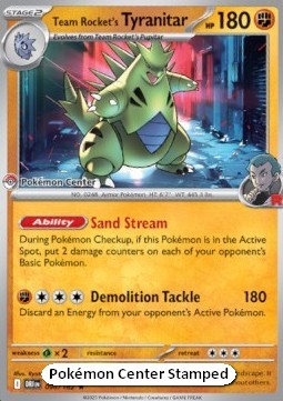 Team Rocket's Tyranitar  (xDRI 096)