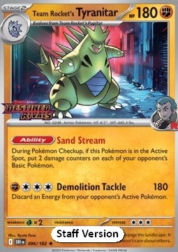 Team Rocket's Tyranitar  (xDRI 096)