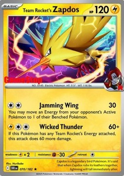 Team Rocket's Zapdos  (xDRI 070)