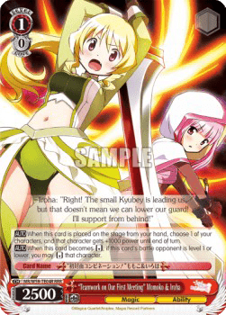 "Teamwork on Our First Meeting" Momoko & Iroha (V.2 - Triple Rare)