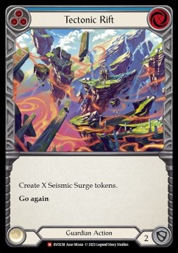 Tectonic Rift (Rainbow Foil)