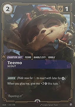 Teemo, Scout (V.1 - Rare)
