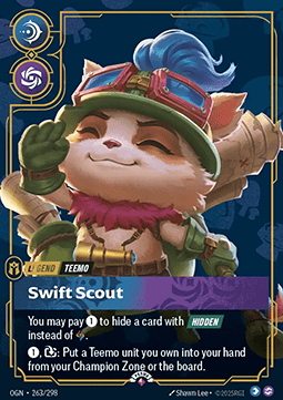 Teemo, Swift Scout (V.1 - Rare)