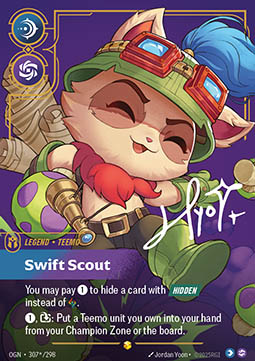 Teemo, Swift Scout (V.3 - Signed Showcase)