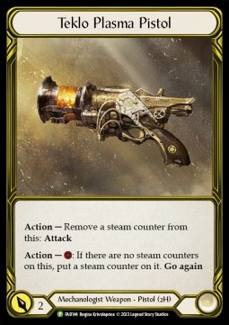 Teklo Plasma Pistol (Cold Foil Golden)