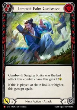 Tempest Palm Gustwave (Rainbow Foil)