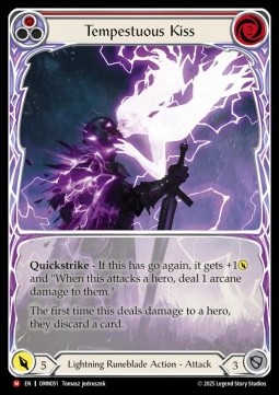 Tempestuous Kiss (Extended Art Cold Foil)