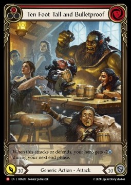 Ten Foot Tall and Bullet Proof (Extended Art Rainbow Foil)