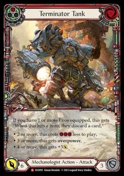Terminator Tank (Extended Art Rainbow Foil)
