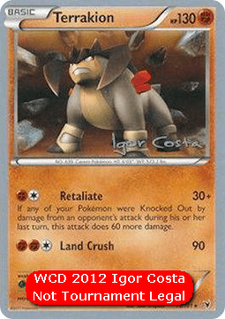 Terrakion  (WCD12 NVI 73)