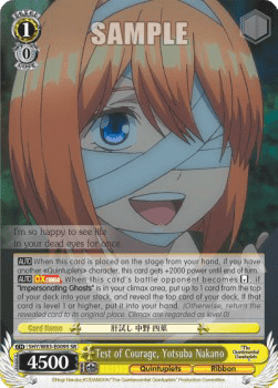 Test of Courage, Yotsuba Nakano (V.2 - Super Rare)