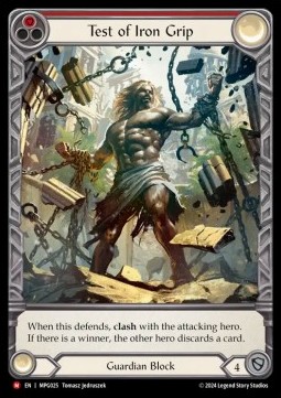 Test of Iron Grip (Extended Art Rainbow Foil)