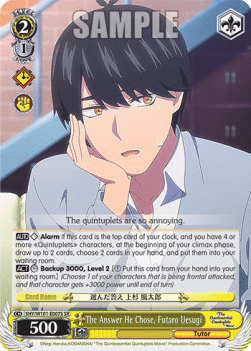 The Answer He Chose, Futaro Uesugi (V.2 - Super Rare)