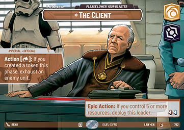 The Client, Please Lower Your Blaster (V.2)