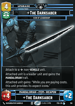 The Darksaber, Icon of Leadership