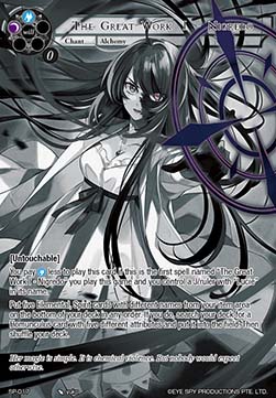 The Great Work I - Nigredo (V.2 - Super Rare)