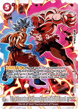The Greatest Showdown of All Time! (FB03-024) [Fusion World] (V.2 - Uncommon)