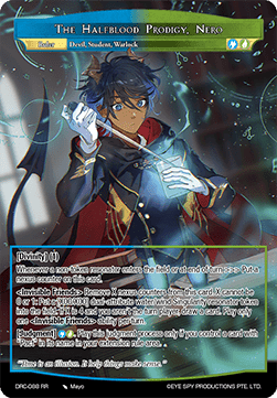 The Halfblood Prodigy, Nero // Nero, Catalyst of the Impossible