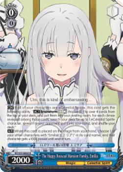 The Happy Roswaal Mansion Family, Emilia (V.1 - Rare)