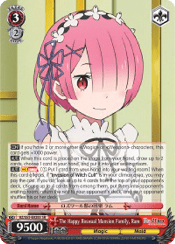 The Happy Roswaal Mansion Family, Ram (V.2 - Super Rare)