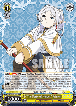 "The Party of Heroes" Frieren (V.2 - Super Rare)