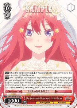 The Quintessential Quintuplets, Itsuki Nakano (V.1 - Double Rare)