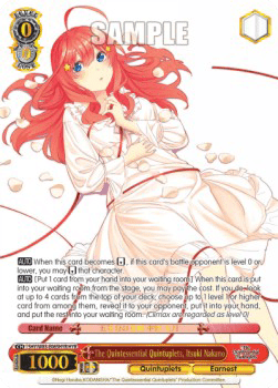 The Quintessential Quintuplets, Itsuki Nakano (V.2 - Feature Rare)