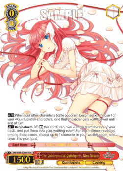 The Quintessential Quintuplets, Nino Nakano (V.2 - Feature Rare)