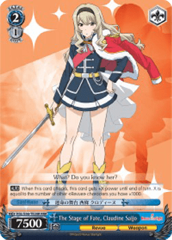 The Stage of Fate, Claudine Saijo (V.2 - Triple Rare)