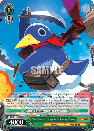 The Weakest Protaganist in History, Prinny