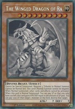 The Winged Dragon of Ra (V.2 - Ghost Rare)