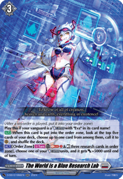 The World is a Blue Research Lab [D Format]