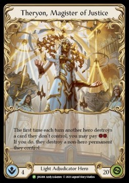 Theryon, Magister of Justice (Cold Foil)