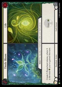 Thistle Bloom // Life (Cold Foil)