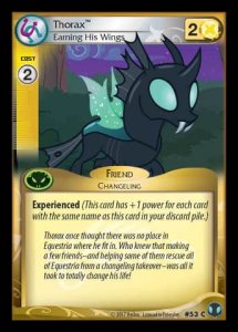 Thorax *Earning His Wings*