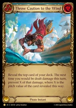 Throw Caution to the Wind (Cold Foil)