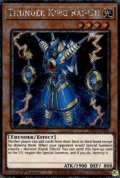 Thunder King Rai-Oh (V.1 - Platinum Secret Rare)