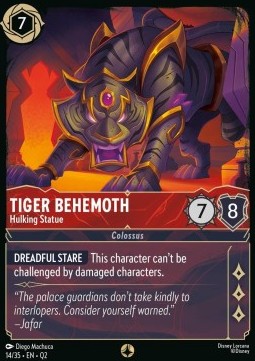 Tiger Behemoth - Hulking Statue