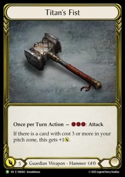 Titan's Fist (Cold Foil Golden)