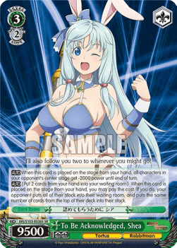 To Be Acknowledged, Shea (V.2 - Super Rare)