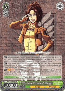 "To Seize Freedom" Hange (V.2 - Special Rare)