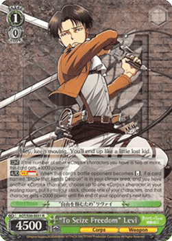 "To Seize Freedom" Levi (V.2 - Super Rare)
