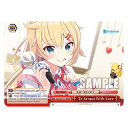 To Senpai With Love (V.2 - Triple Rare)