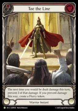 Toe the Line (Extended Art Rainbow Foil)