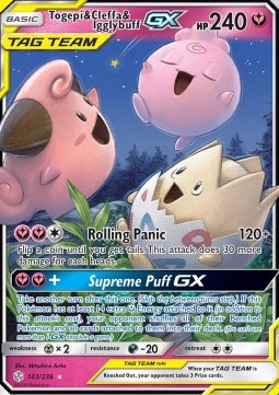 Togepi & Cleffa & Igglybuff GX  (CEC 143)