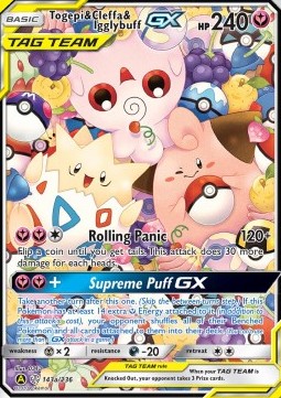 Togepi & Cleffa & Igglybuff GX  (CEC 143a)