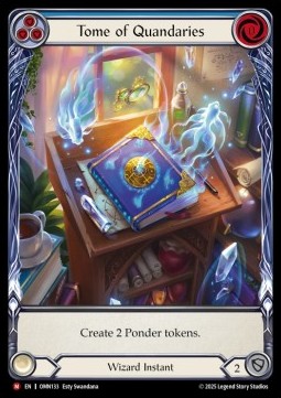 Tome of Quandaries (Extended Art Cold Foil)