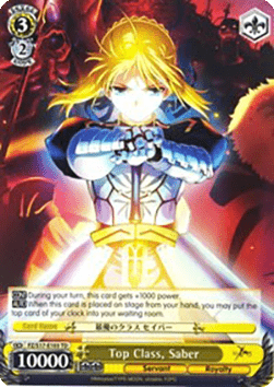 Top Class, Saber (V.1 - Trial Deck)